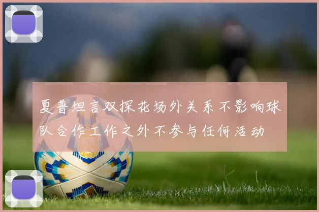 夏普坦言双探花场外关系不影响球队合作工作之外不参与任何活动